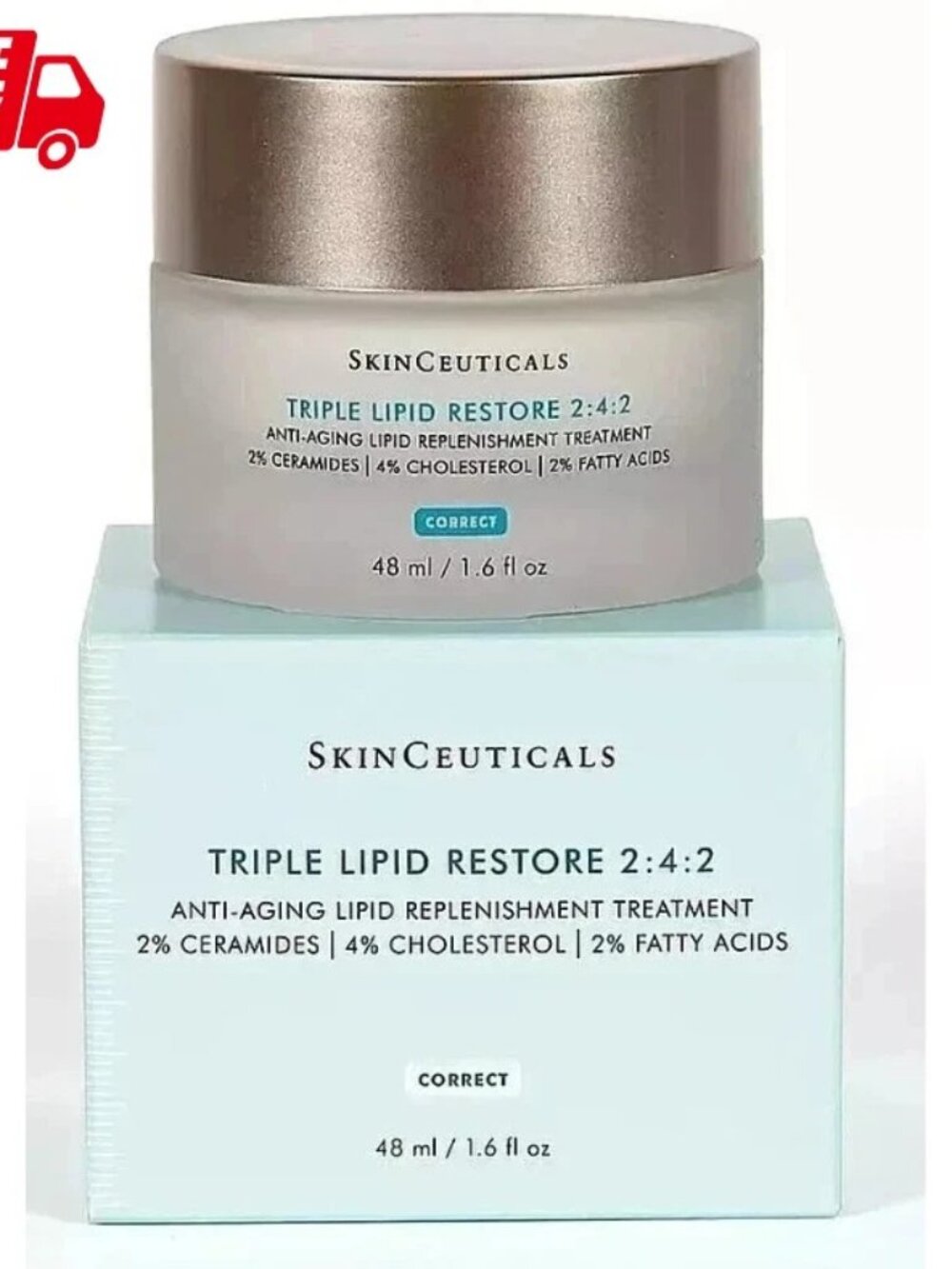 SkinCeuticals Triple Lipid Restore 2:4:2 Cream 48ml 1.6oz Anti-Aging NEW Sealed